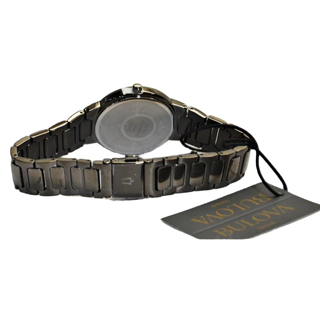 Bulova Women's Classic Black Dial Watch 98P231 - Image 3