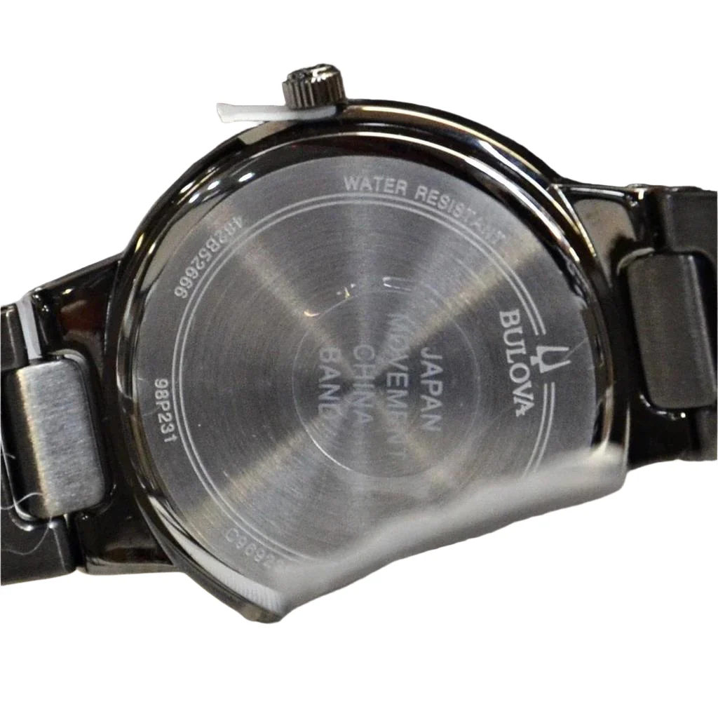 Bulova Women's Classic Black Dial Watch 98P231 - Image 4