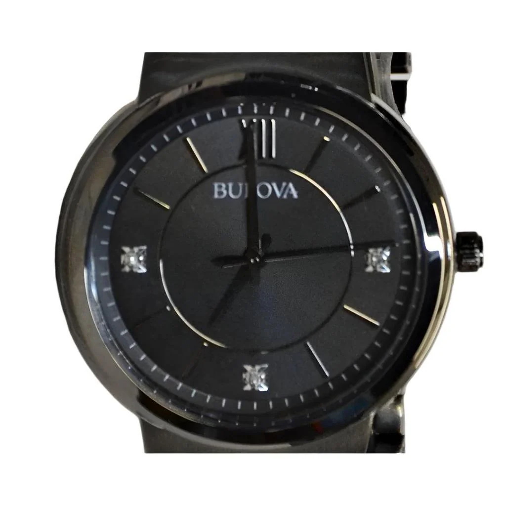 Bulova Women's Classic Black Dial Watch 98P231 - Image 6