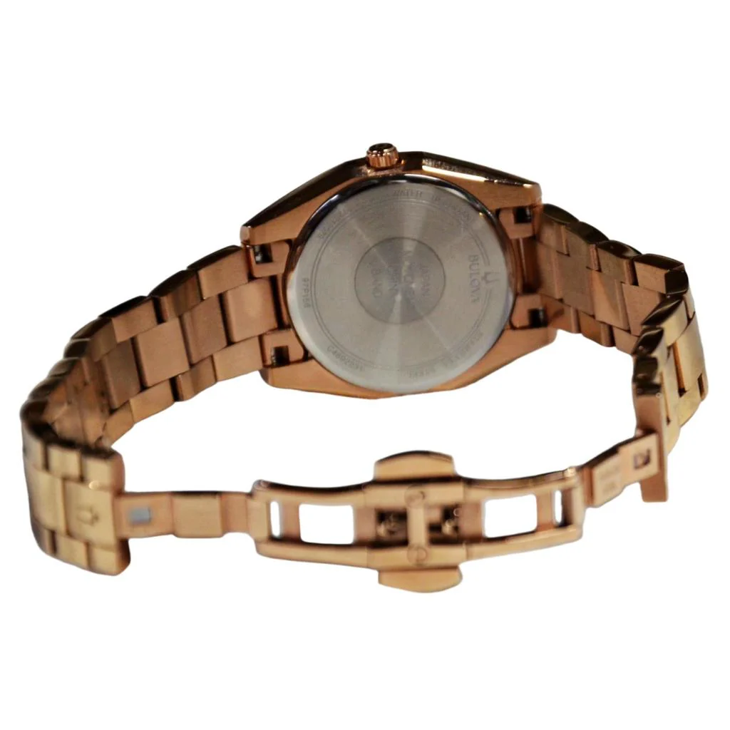 Bulova Women's Classic Surveyor Rose Gold Tone Watch 97P156 - Image 5