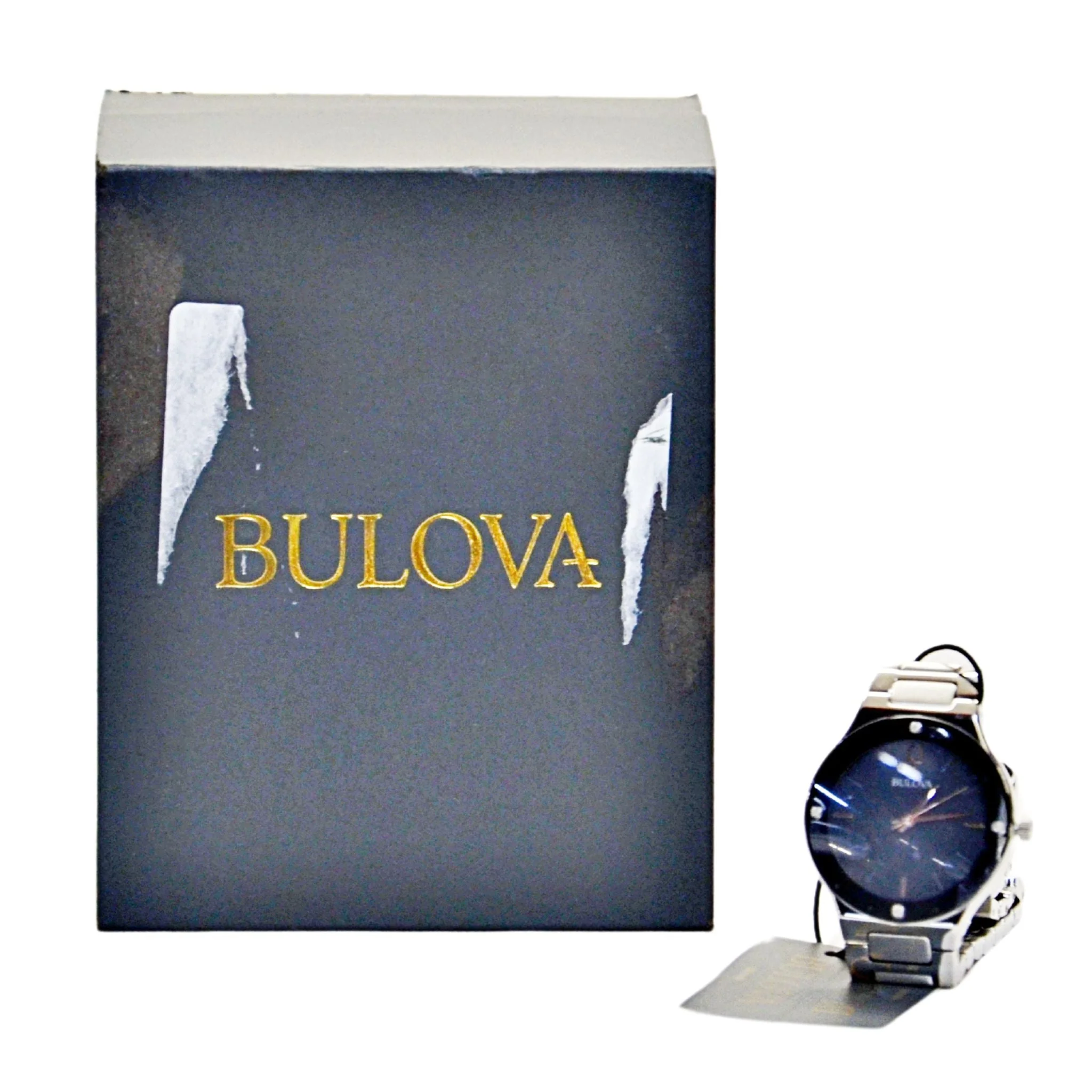 Bulova Women's Futuro Millennia Diamond-Accent Bracelet Watch 96R231 Silver-tone - Image 10