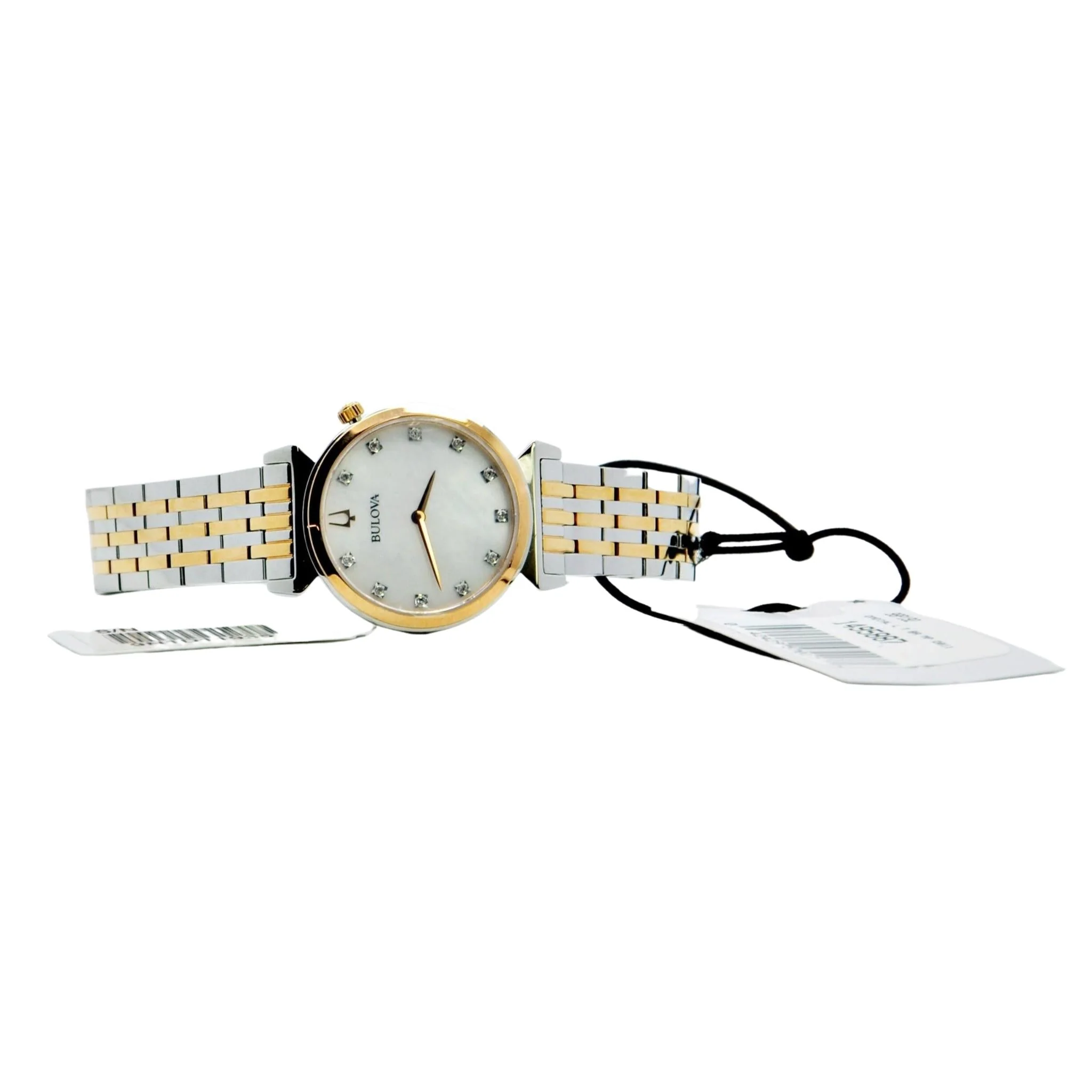 Bulova Women's Regatta Diamond-Accent Two-Tone Stainless Steel Bracelet Watch - Image 2