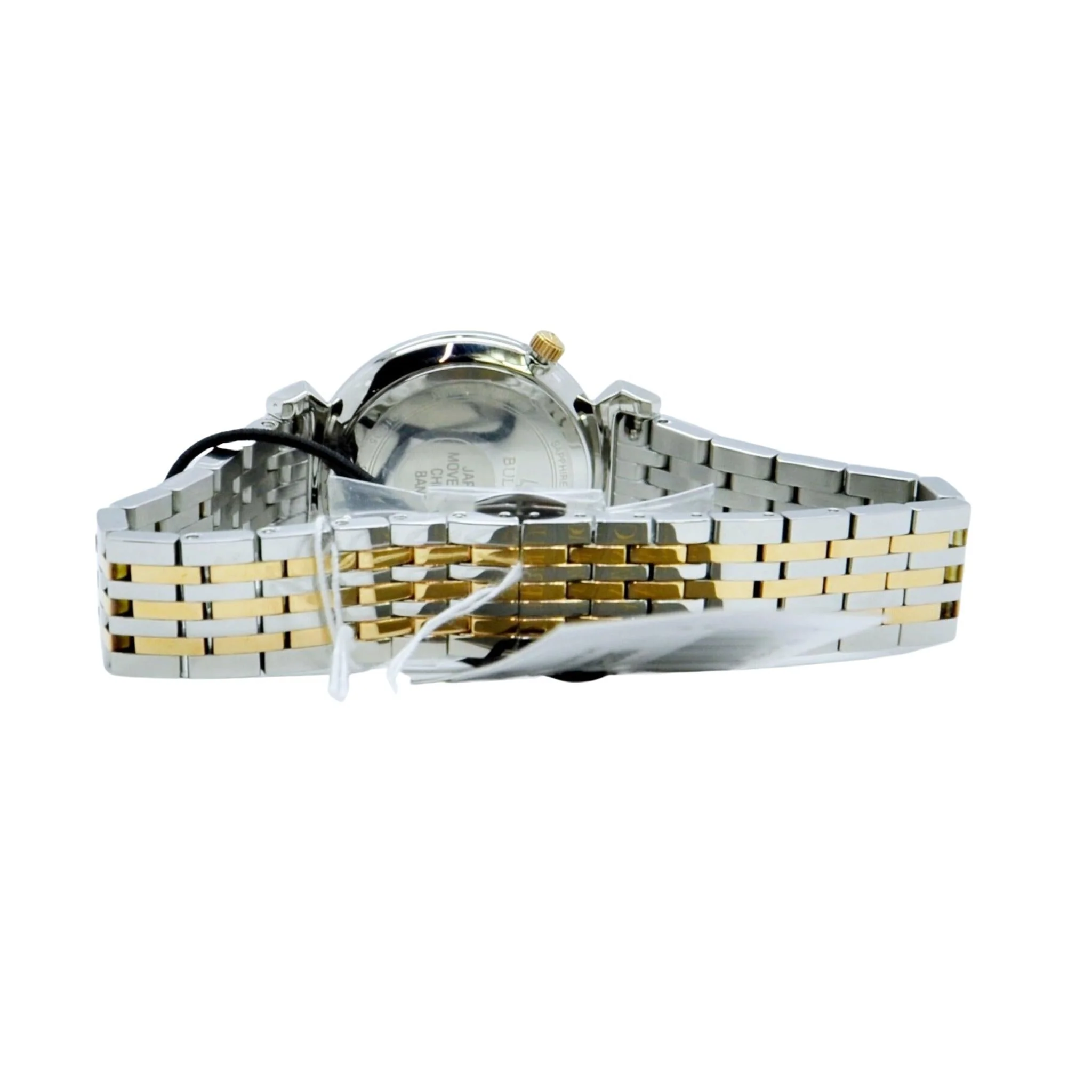 Bulova Women's Regatta Diamond-Accent Two-Tone Stainless Steel Bracelet Watch - Image 3