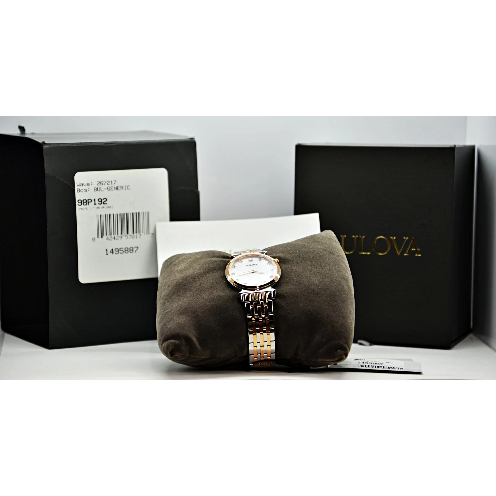 Bulova Women's Regatta Diamond-Accent Two-Tone Stainless Steel Bracelet Watch - Image 4