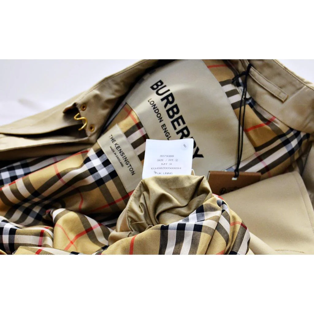 Burberry The Kensington Mens Trench Coat 52 UK sizing Medium - Image 6