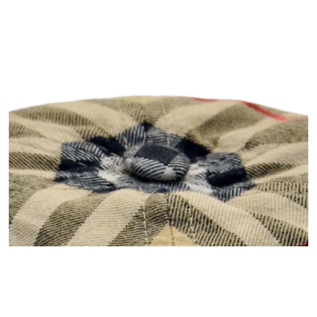 Burberry Unisex Archive-Beige Check Baseball-Style Cap - S - Image 5