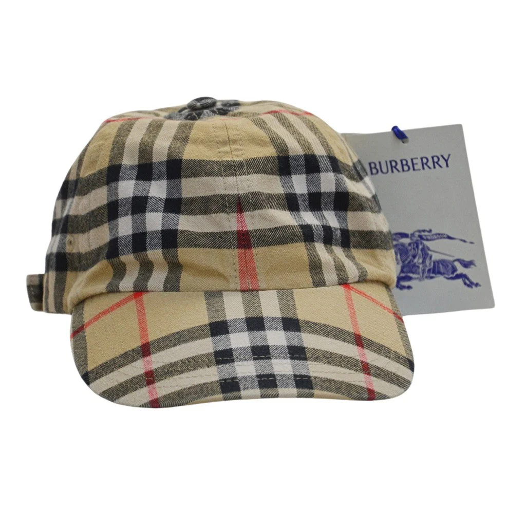 Burberry Unisex Archive-Beige Check Baseball-Style Cap - XS - Image 2