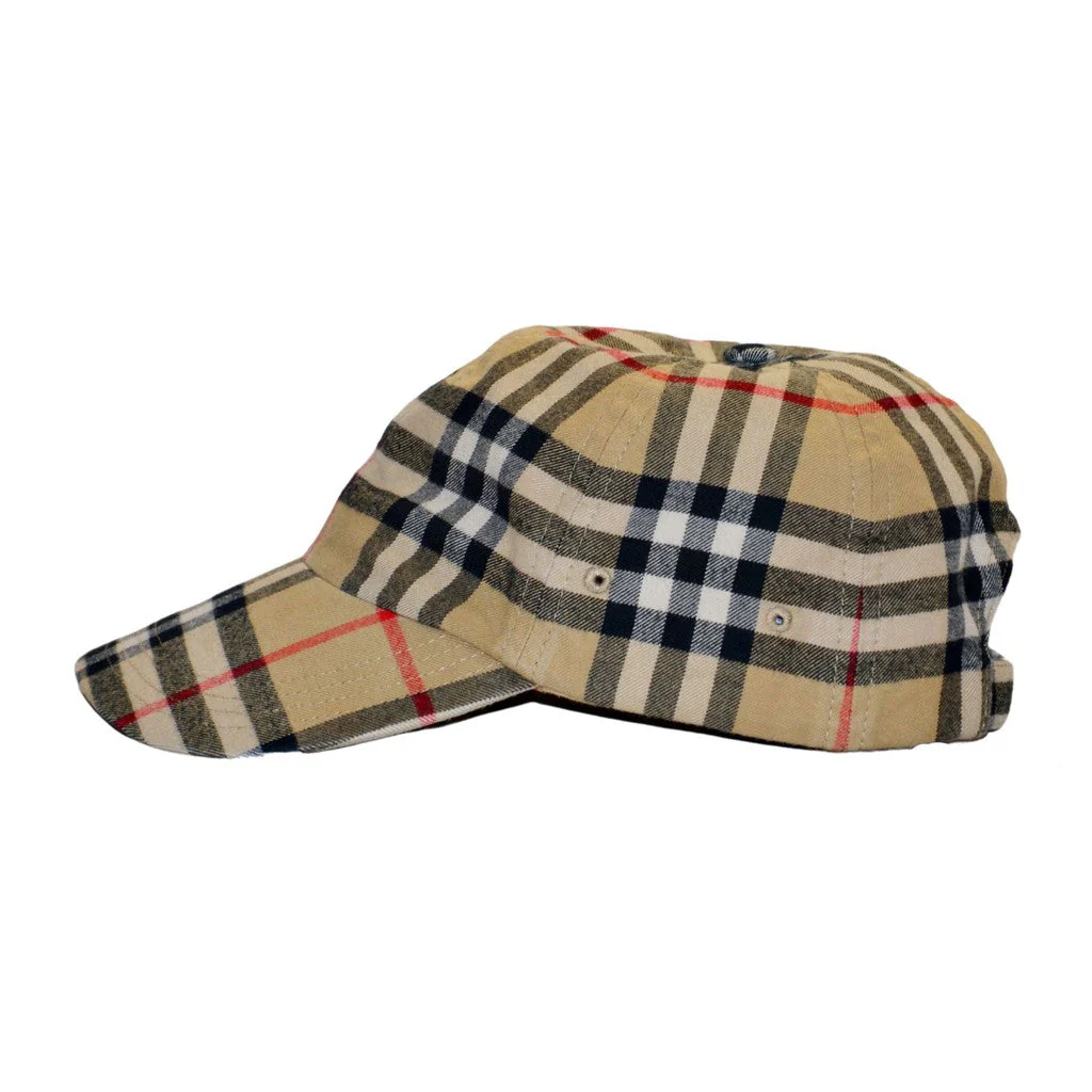 Burberry Unisex Archive-Beige Check Baseball-Style Cap - XS - Image 6