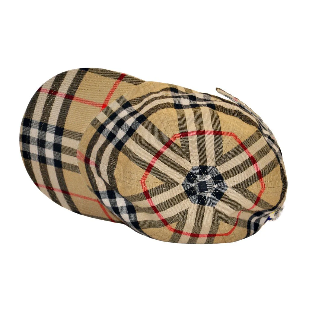 Burberry Unisex Archive-Beige Check Baseball-Style Cap - XS - Image 7