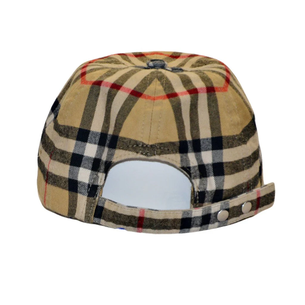 Burberry Unisex Archive-Beige Check Baseball-Style Cap - XS - Image 8