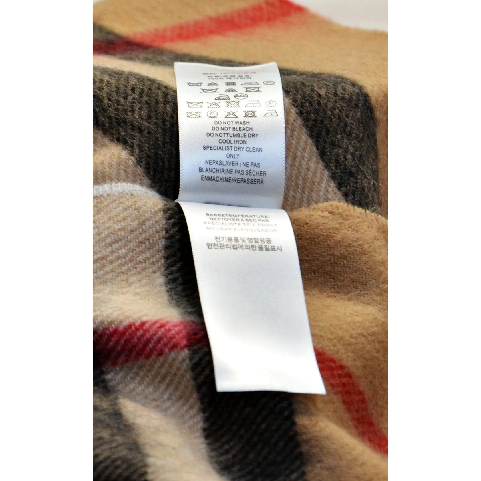 Burberry Wide-Check Cashmere Scarf - Archive Beige - Image 7