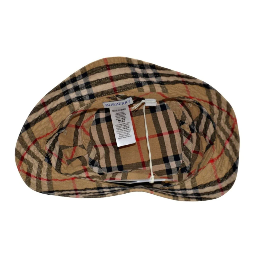 Burberry Women's Vintage Check Bucket Hat - Small - Image 4