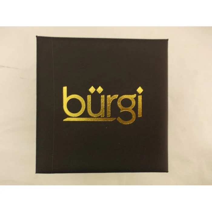 Burgi BUR128RD Embossed Flower Diamond Dial Genuine Leather Strap Watch - Image 3