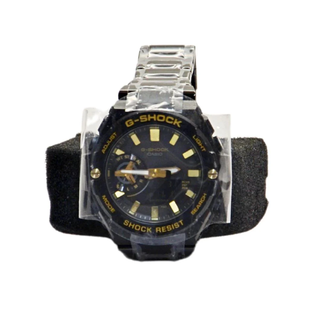 Casio Men's GSTB500BD-1A9 G-Shock Analog Digital Solar Watch Black Gold - Image 2