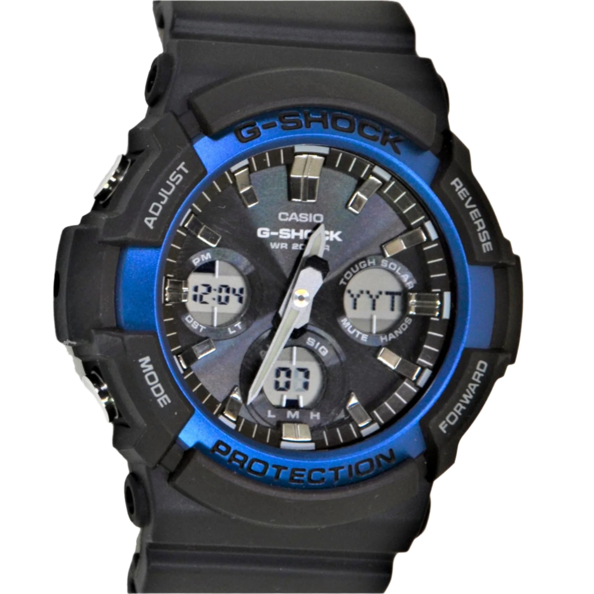 Casio Men's G-Shock Polyurethane Analog Quartz Sport Watch Black - Image 2