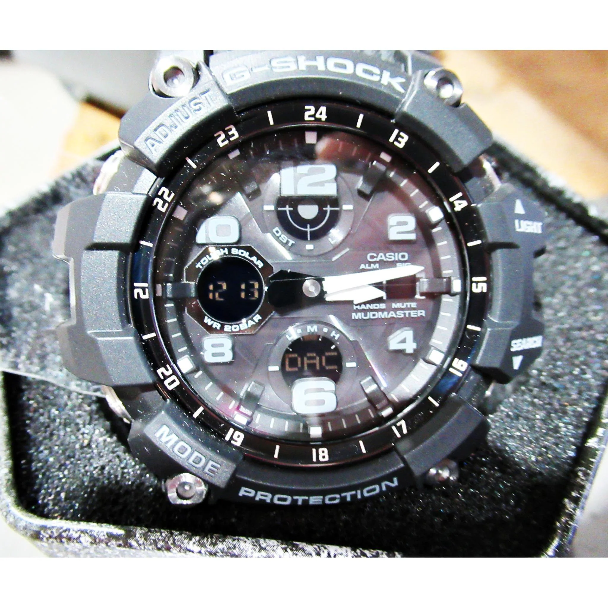 Casio Men`s G-shock GSG 100-1A Solar Mudmaster Watch Black
