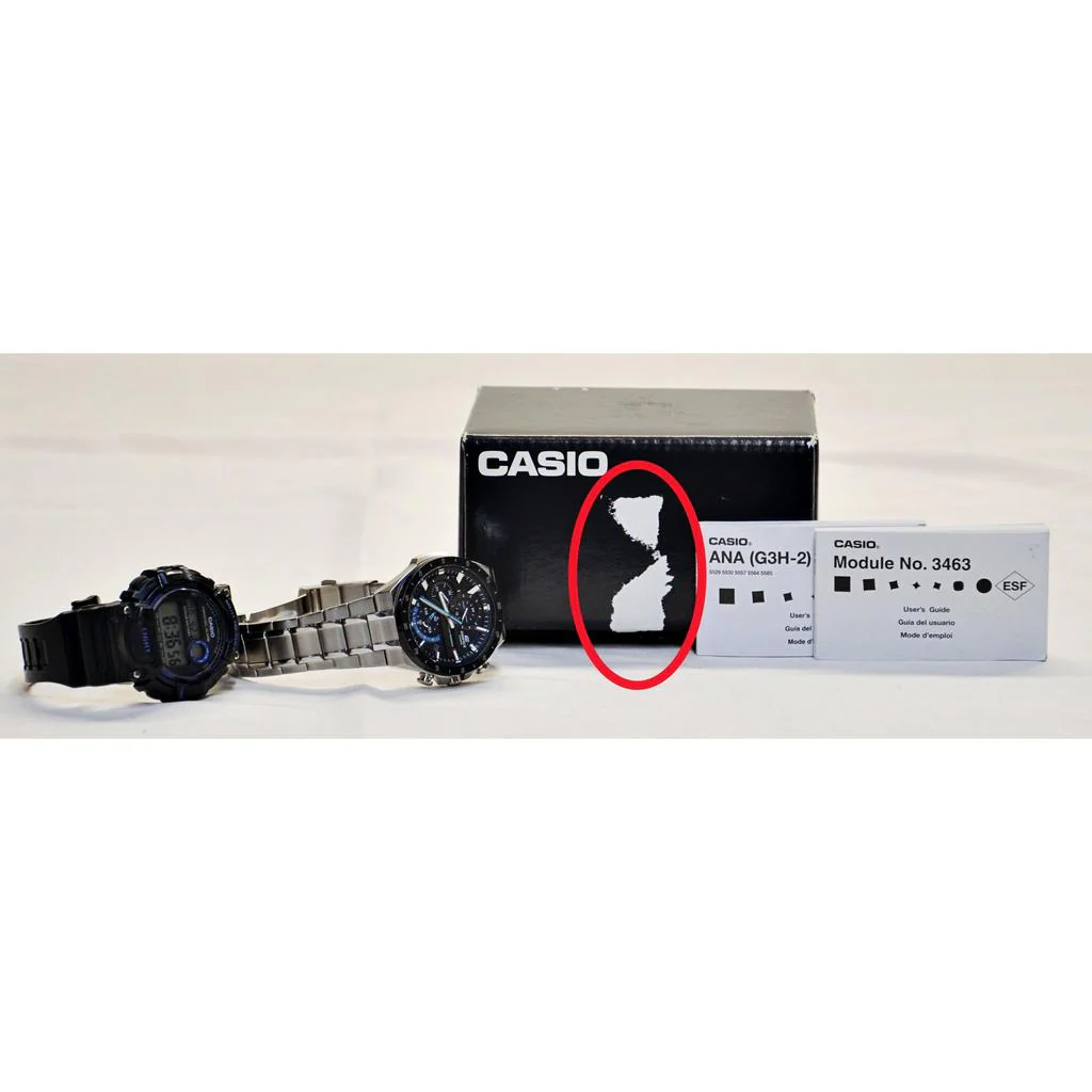 Casio Men’s Work and Play 2-watch Bundle (Model EQS-920DB-1B / TRT-110H-2A)