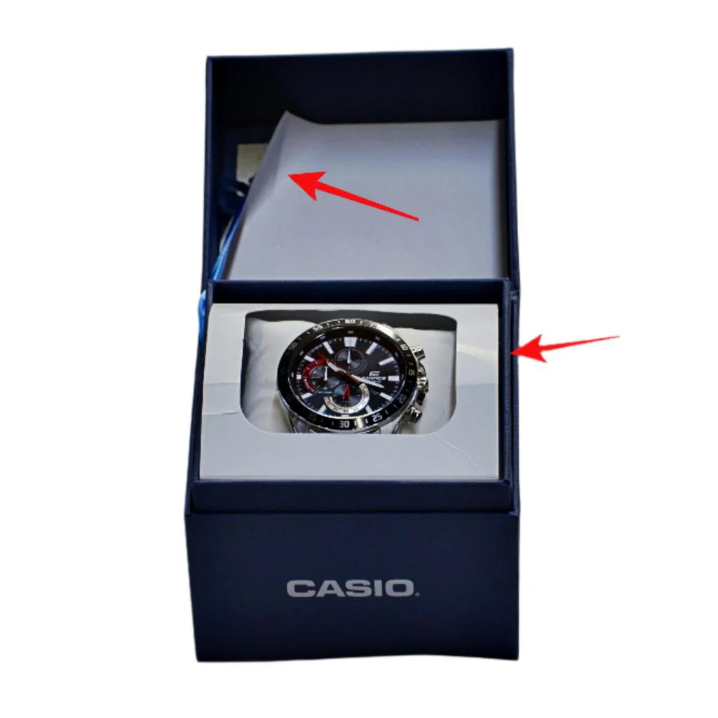 Casio Men's Quartz Watch Silver-Tone EFV620D-1A4V - Image 10