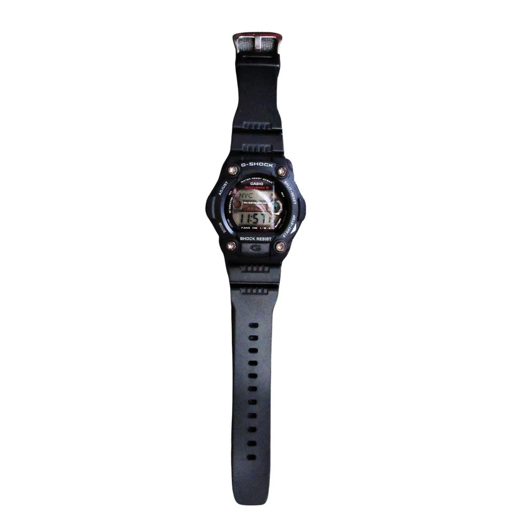 Casio Men's G-Shock G-Rescue Solar Atomic Watch Black - Image 2