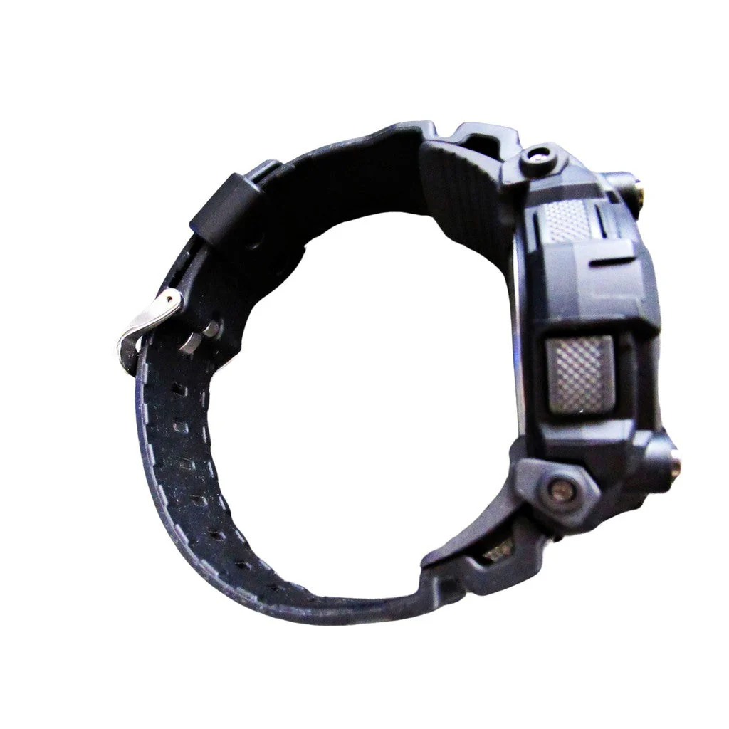 Casio Men's G-Shock G-Rescue Solar Atomic Watch Black - Image 4