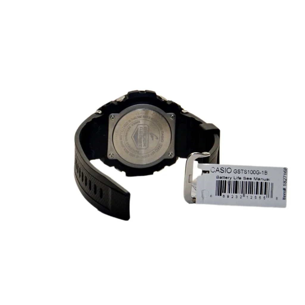 Casio Men's G-Shock GSTS100G-1B Black Resin Watch - Image 4