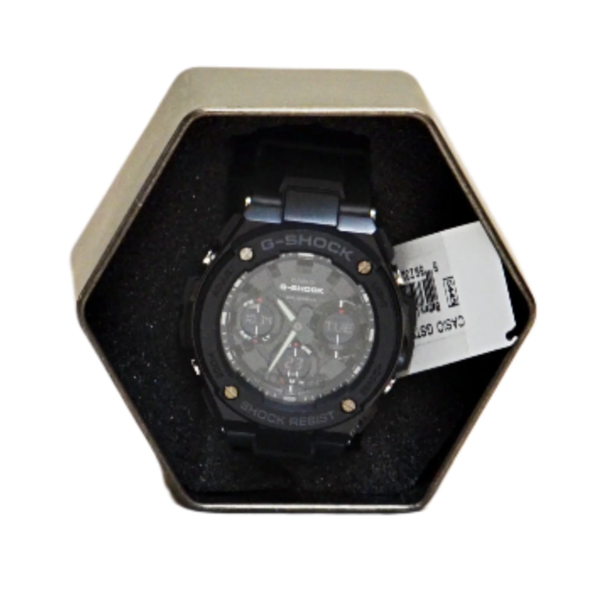 Casio Men's G-Shock GSTS100G-1B Resin Solar-Powered Watch Black - Image 7