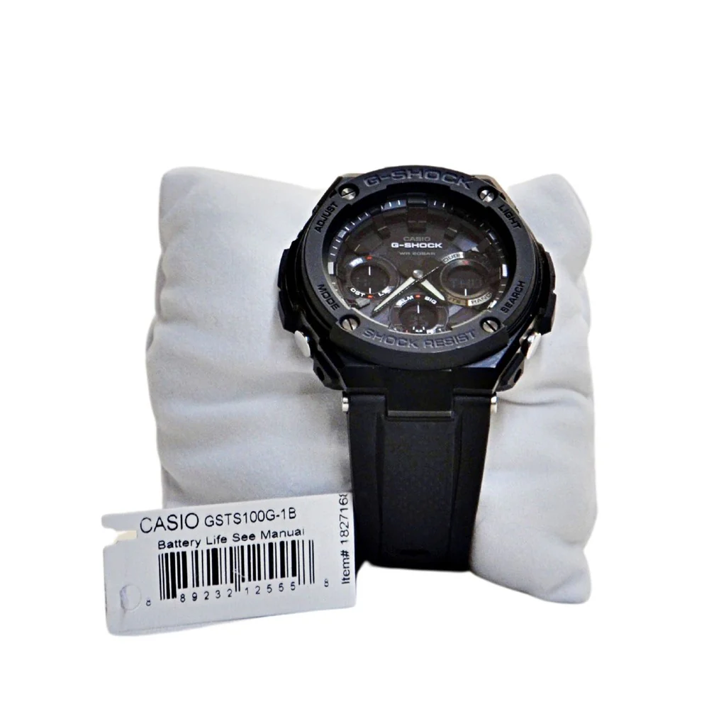 Casio Men's GSTS100G-1B G-Shock Watch Black Resin - Image 2