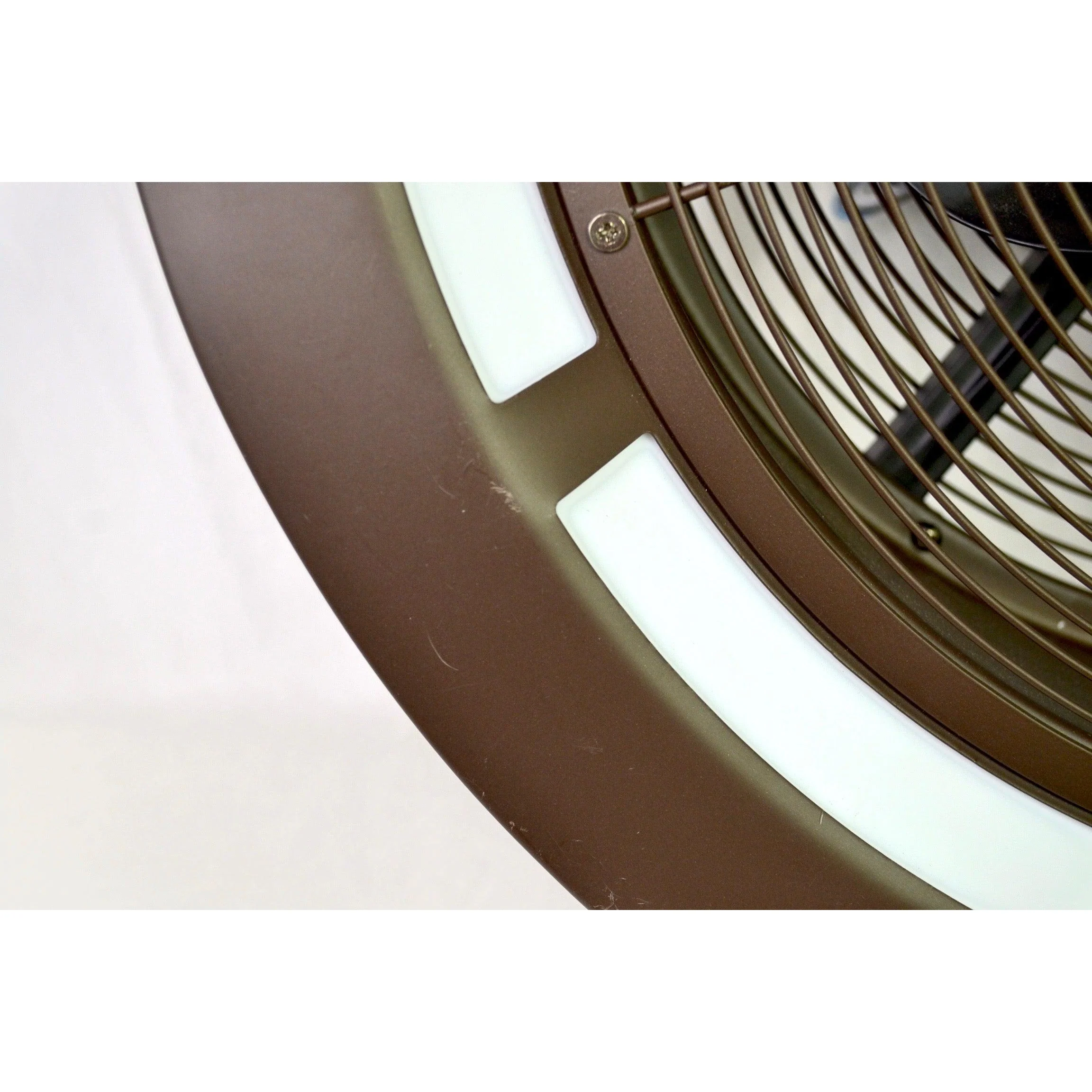 Fanimation Beck Ceiling Fan with Frosted Shade Light Kit 13" Brown - Image 5