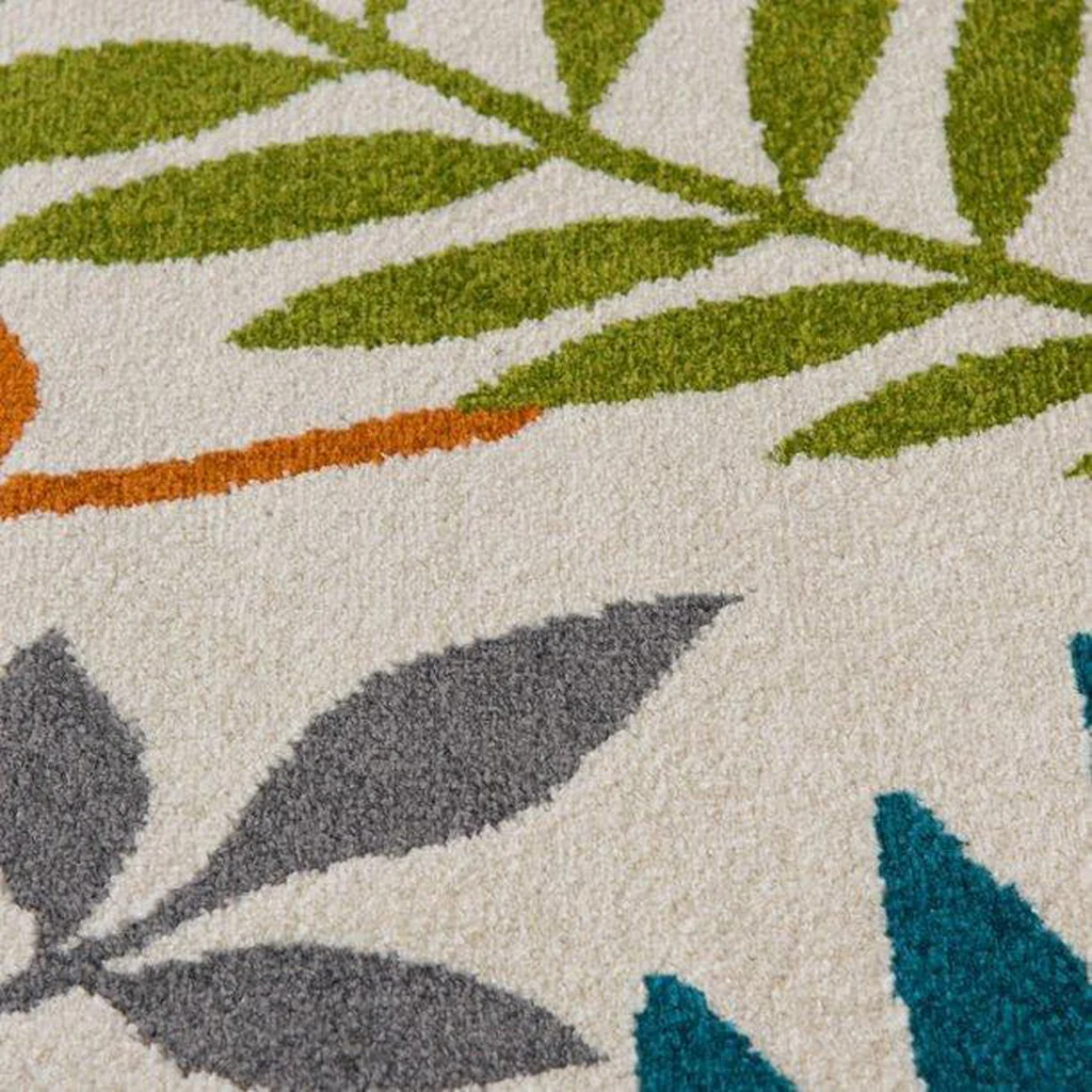 Central Oriental Terrace Tropic Area Rug 5' x 7'3" Indoor/Outdoor - Image 3
