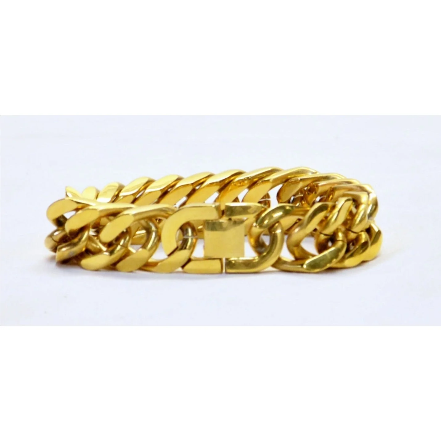 ChainsPro Men's Stainless Steel Chunky Chain Bracelet - Image 2
