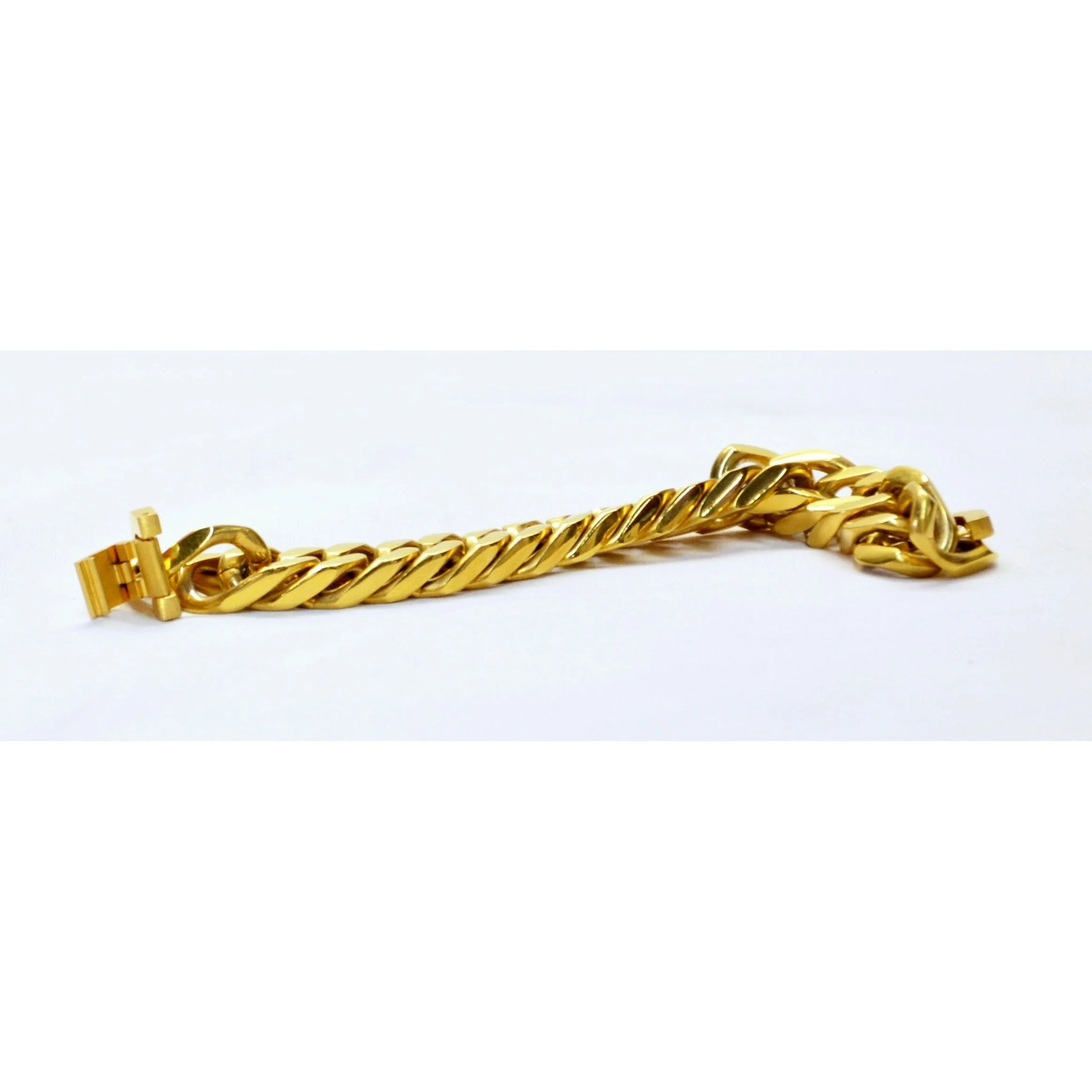 ChainsPro Men's Stainless Steel Chunky Chain Bracelet - Image 3
