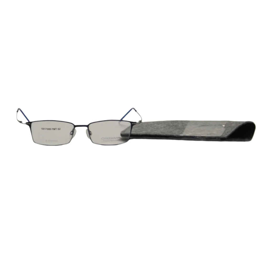 CHARMANT Men's Titanium Perfection CT 16707 Eyeglasses - Blue