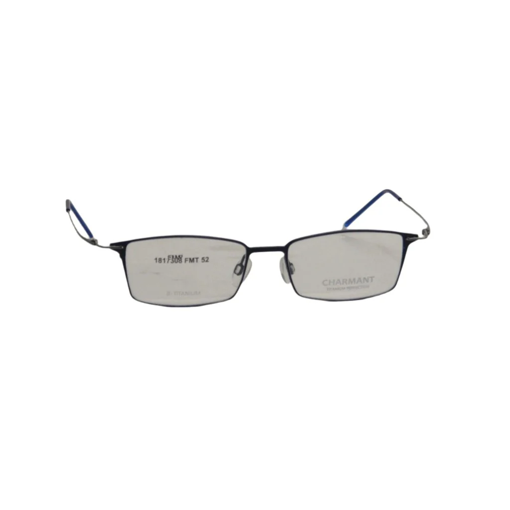 CHARMANT Men's Titanium Perfection CT 16707 Eyeglasses - Blue - Image 2