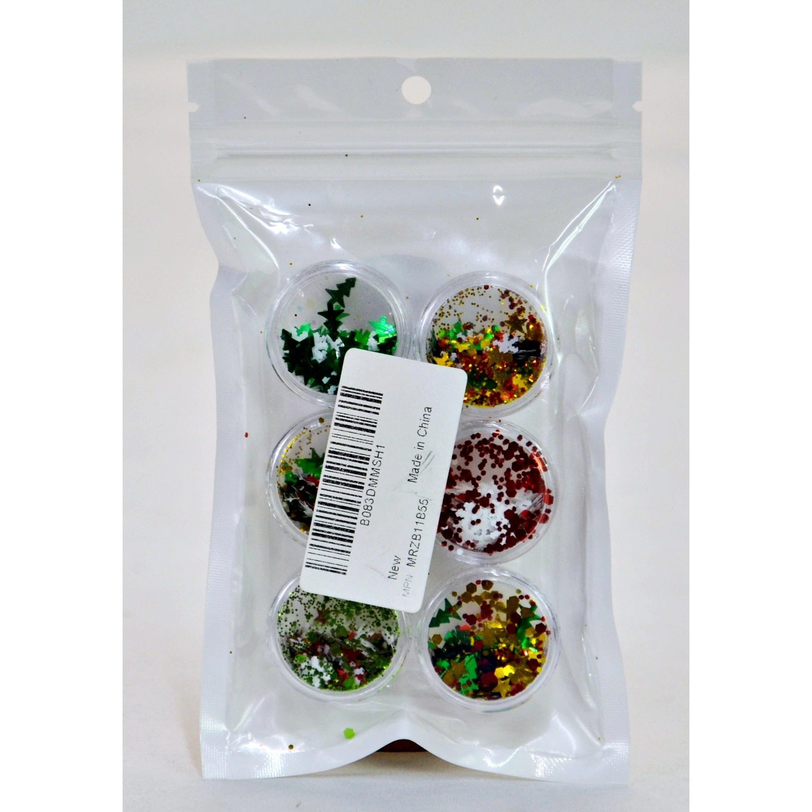 Christmas Nail Art - 6 Containers - Image 3