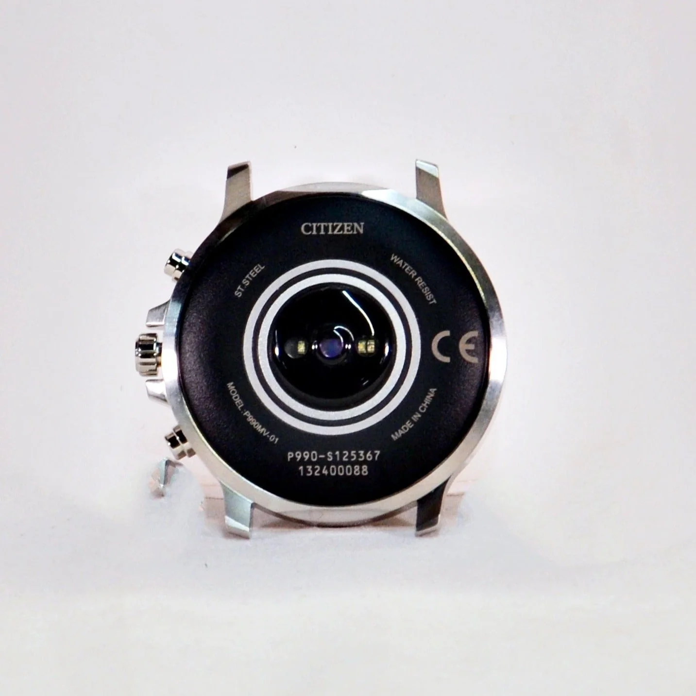 Citizen CZ Smartwatch, Wear OS by Google Stainless Steel, Black Dial - Image 2