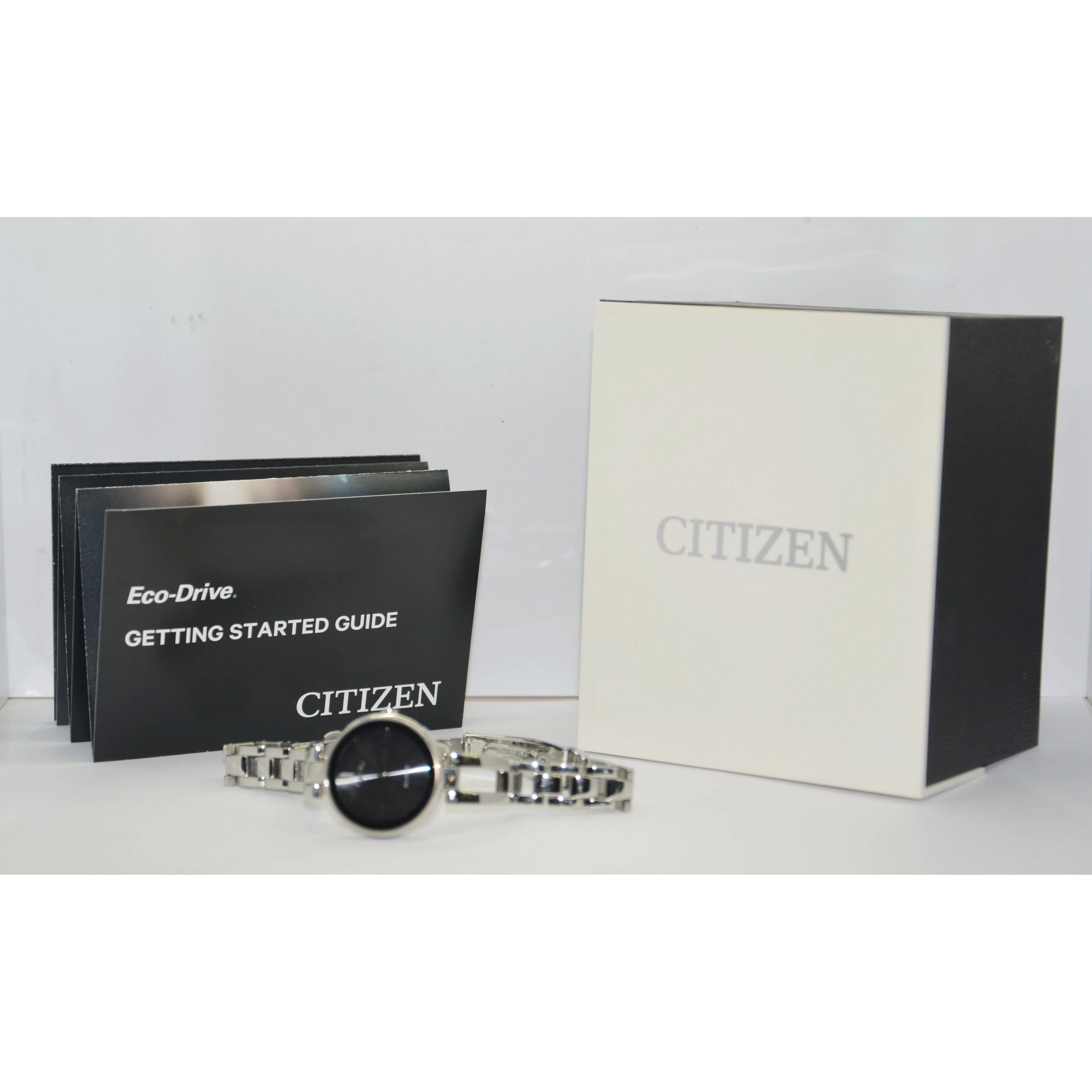 Citizen Women's Eco-Drive Silhouette Watch Black Dial  EM0636-55E - Image 3