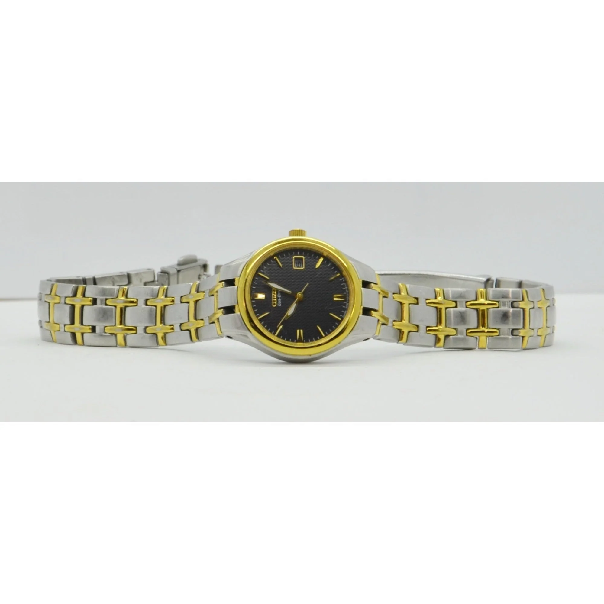 Citizen Ladies Eco-Drive SS Watch Two Tone EW1264-50E - Image 2