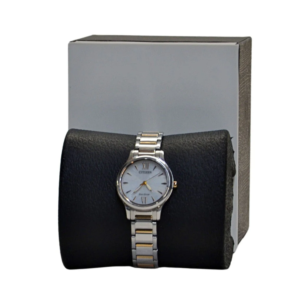 Citizen Ladies Classic Mother-of-Pearl White Dial Watch EM0895-73A - Image 4