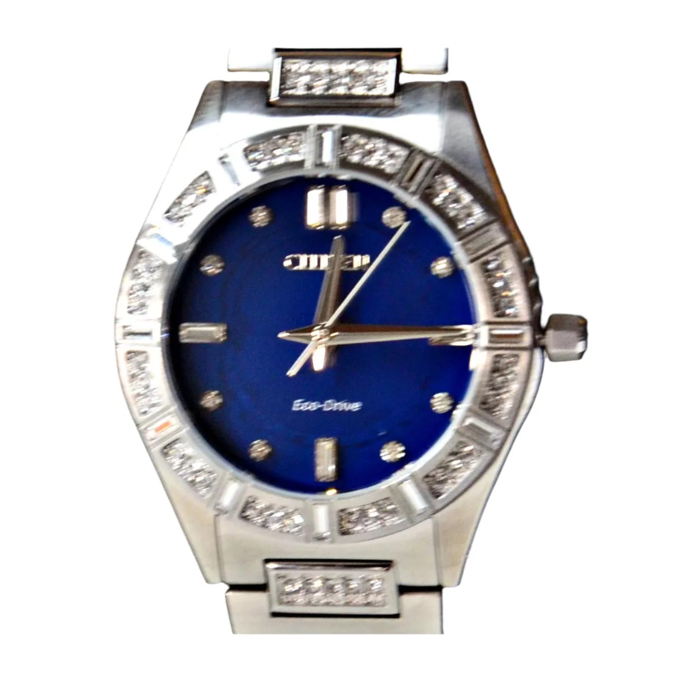 Citizen Ladies Eco-Drive Classic Watch with Blue Dial Model EM1020-57L