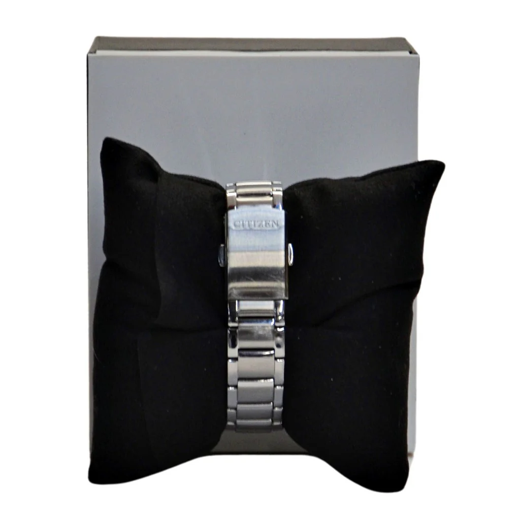 Citizen Ladies Eco-Drive FE6170-88L Crystal Silver-Tone Bracelet Watch - Image 4