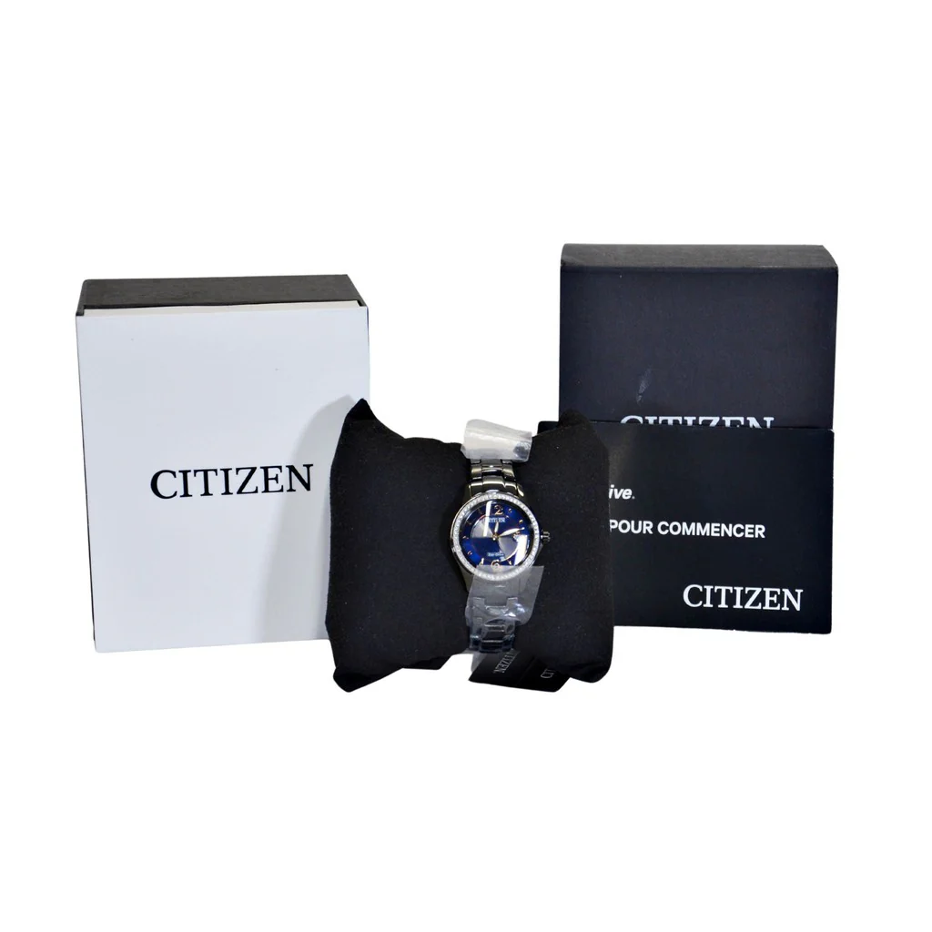 Citizen Ladies Eco- Drive FE1255-84L Watch Classic Blue - Image 4