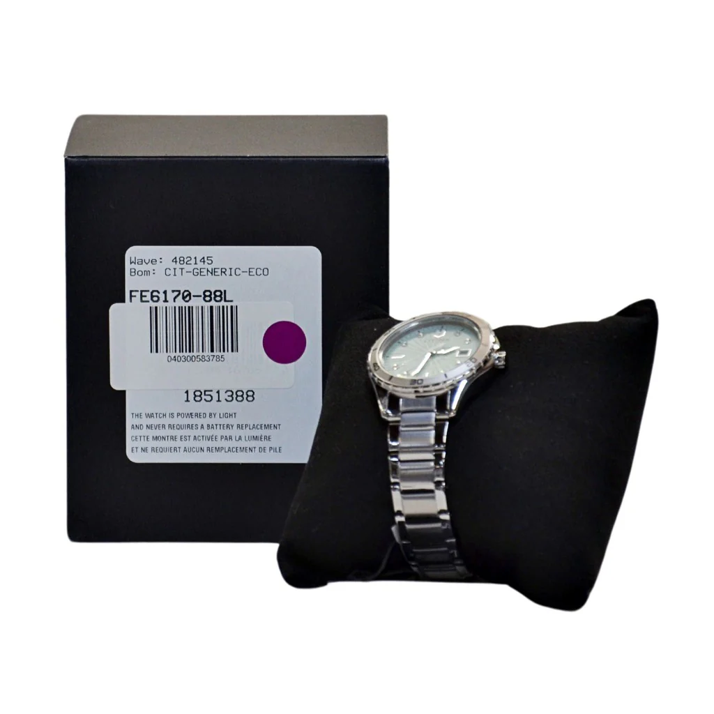 Citizen Ladies Eco-Drive FE6170-88L Silver-Tone Bracelet Watch - Image 2