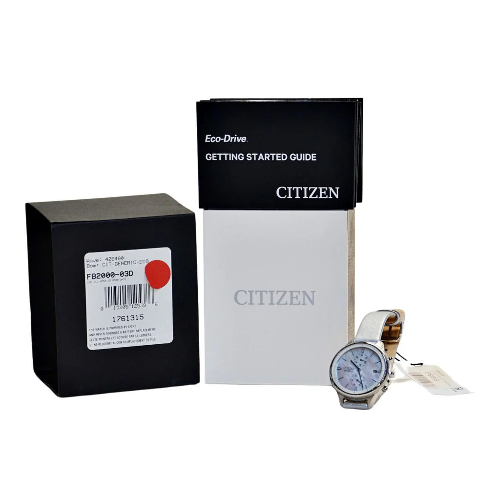 Citizen Ladies White Mother-of-Pearl Dial Watch FB2000-03D - Image 2