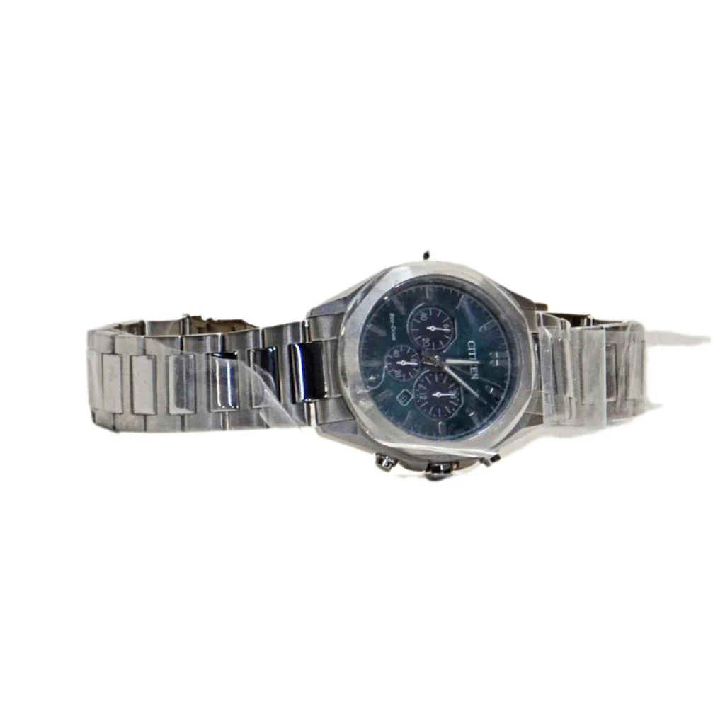 Citizen Men’s CA4590-81X Eco-Drive Silver-Tone / Green Dial Watch - Image 4