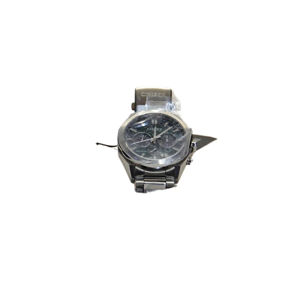 Citizen Men’s CA4590-81X Eco-Drive Silver-Tone / Green Dial Watch - Image 5