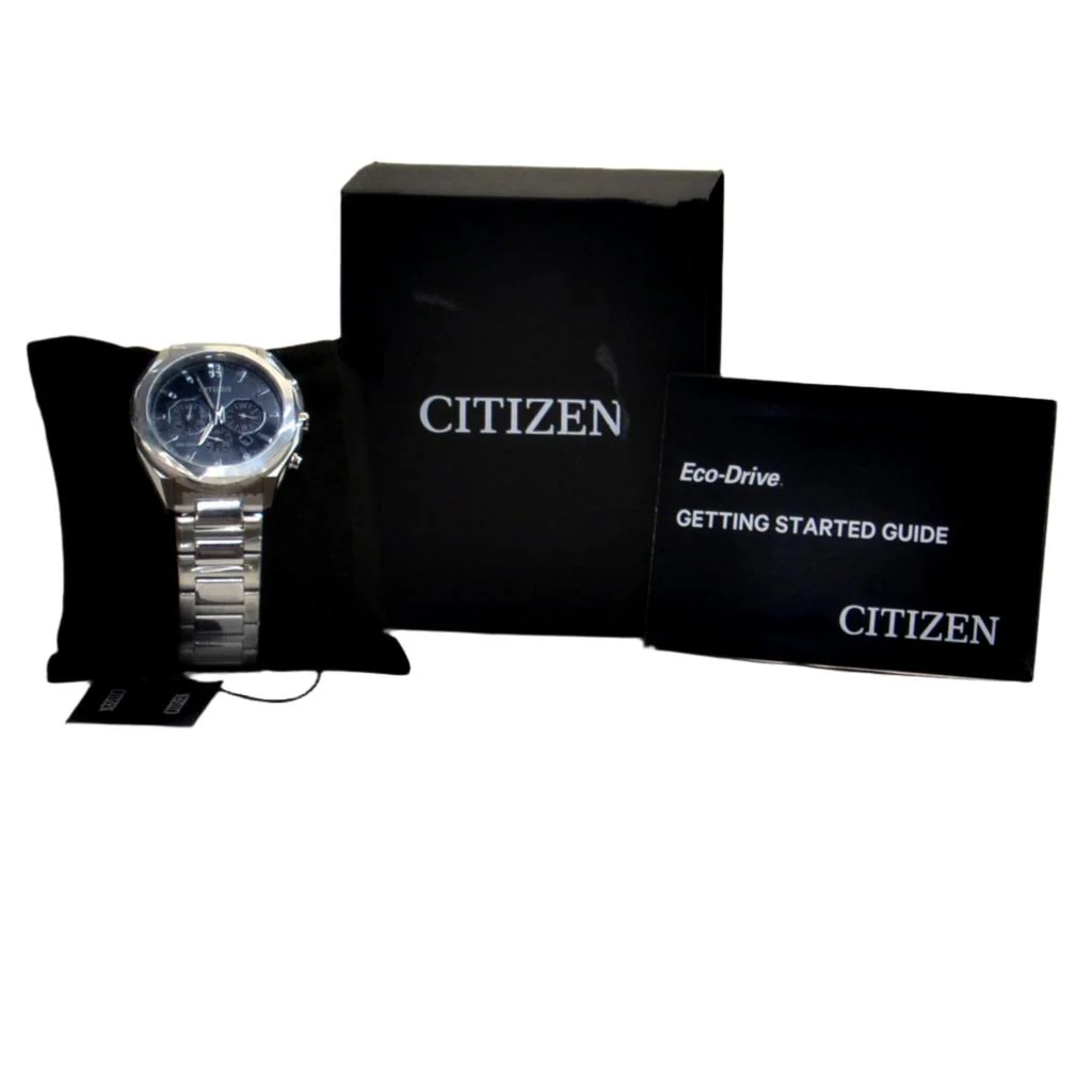 Citizen Men's Eco-Drive CA4590-81E Dress Classic Chronograph Watch Black Dial - Image 2