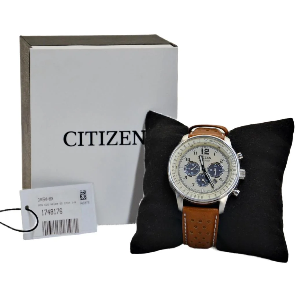 Citizen Men's Sport Casual Beige Dial Watch - Model CA4500-08X - Image 8