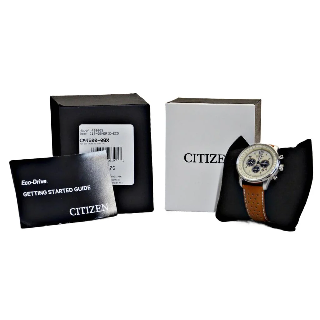 Citizen Men's Sport Casual Beige Dial Watch - Model CA4500-08X - Image 2