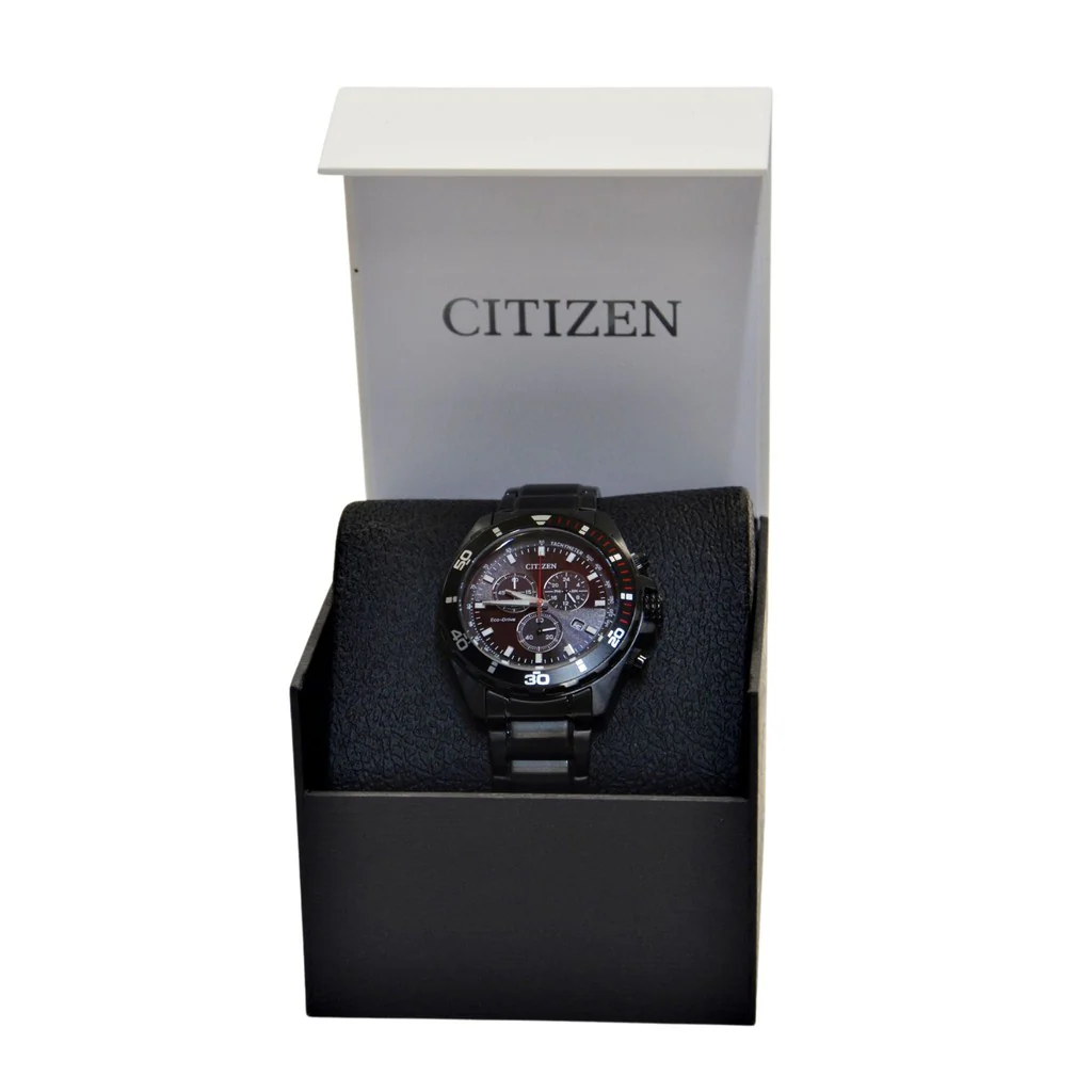 Citizen Sport Men's Casual Solar Powered Chronograph Watch - Black