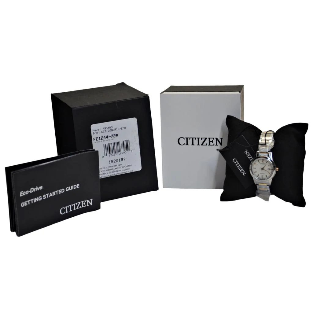 Citizen Women's Classic Ivory Dial Watch FE1244-72A - Image 6